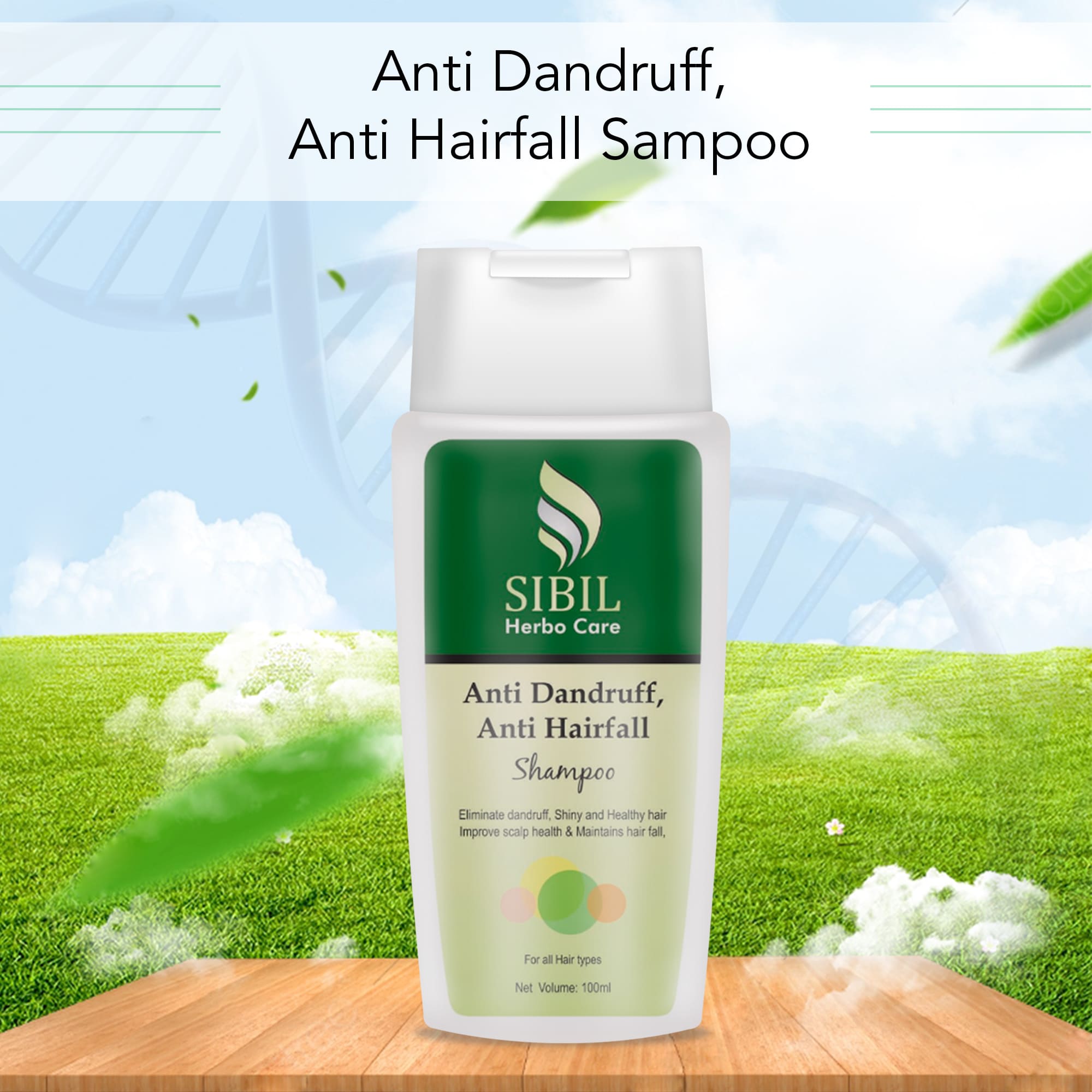 Anti Dandruff shampoo  Anti Hair fall shampoo (100ml)